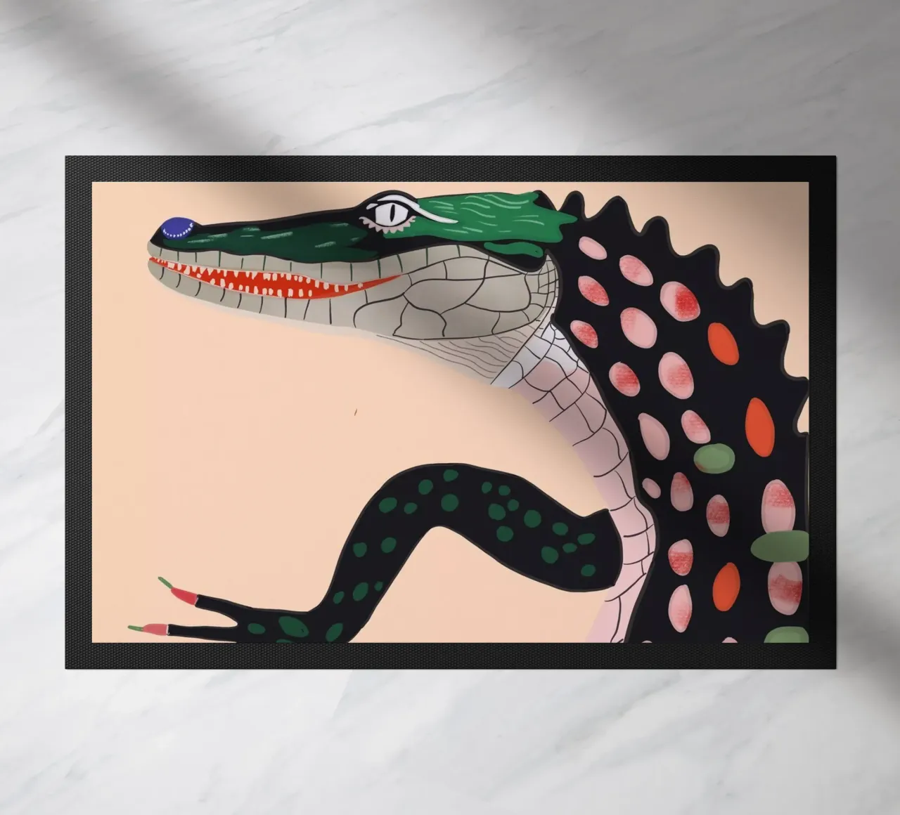 Crocodile doormat by ArtsySesta