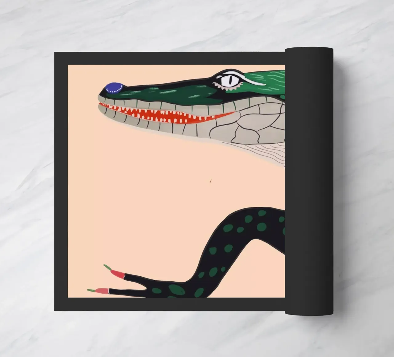 Crocodile doormat by ArtsySesta