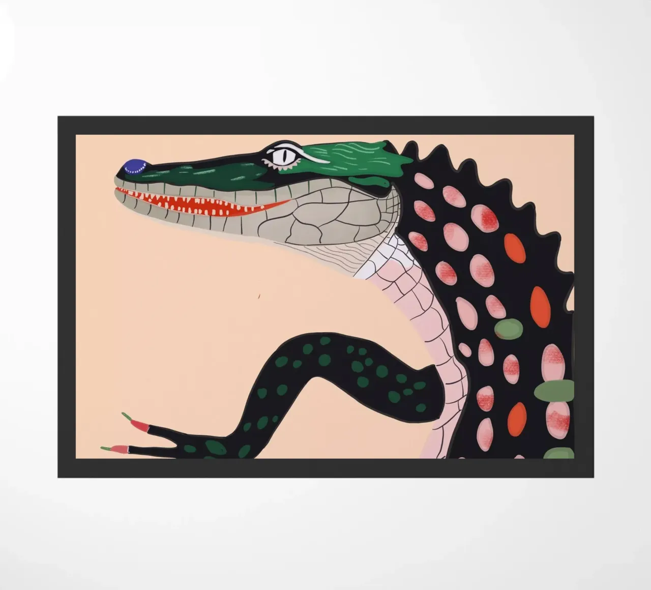 Crocodile doormat by ArtsySesta