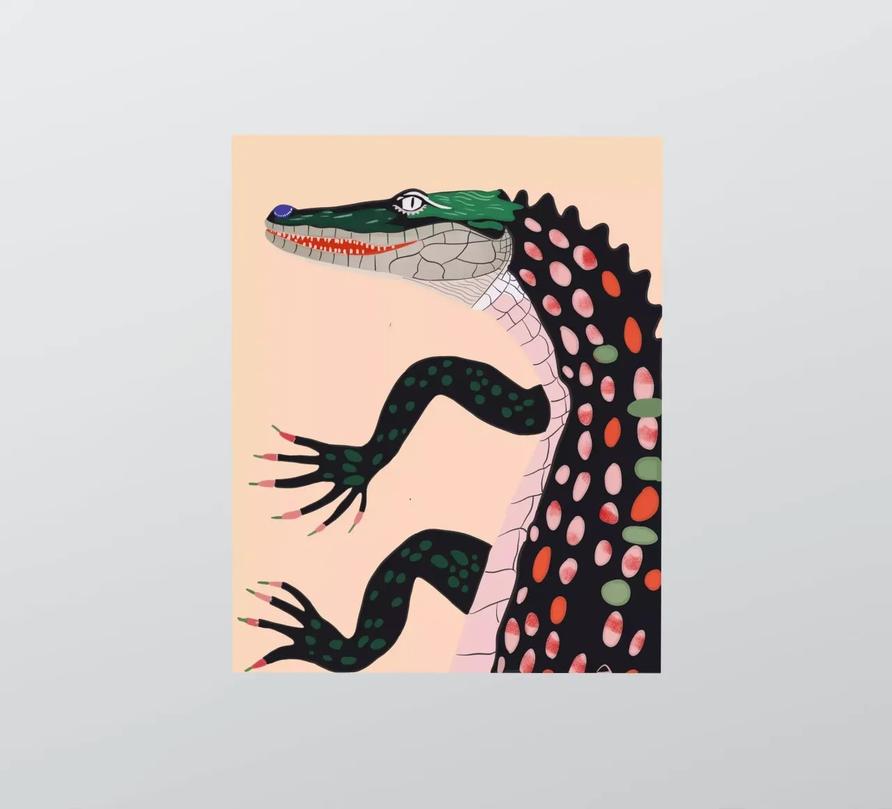 Crocodile sticker by ArtsySesta