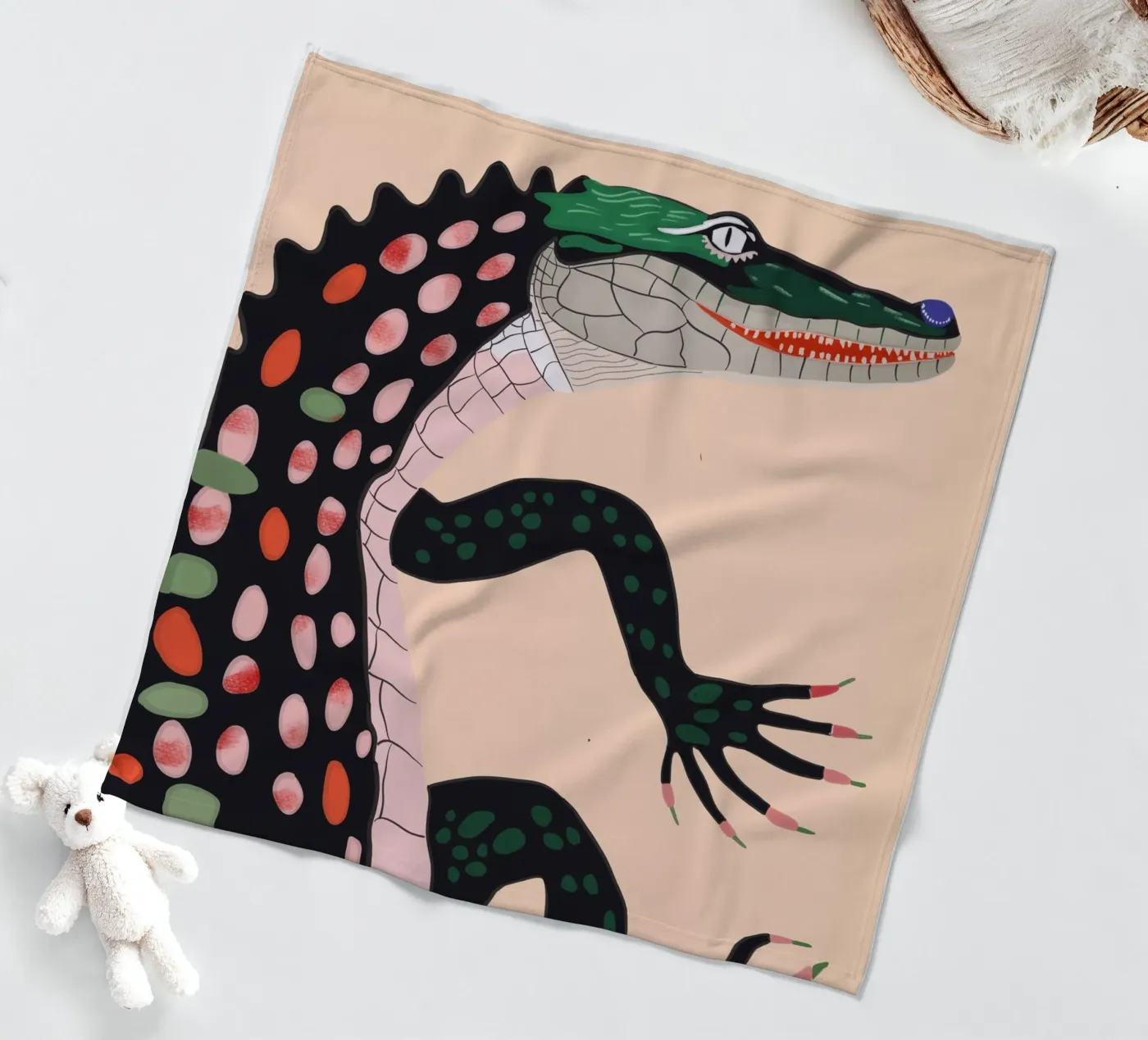 Crocodile fleecedeken van ArtsySesta