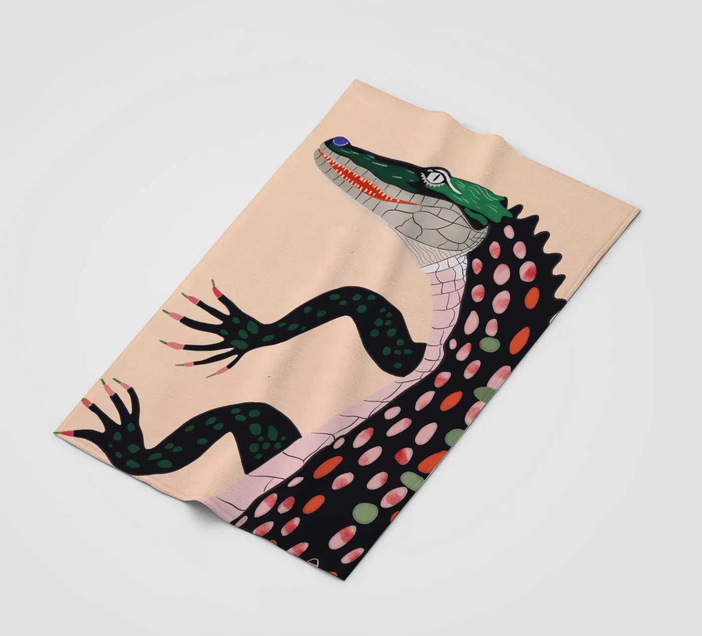 Crocodile fleecedeken van ArtsySesta