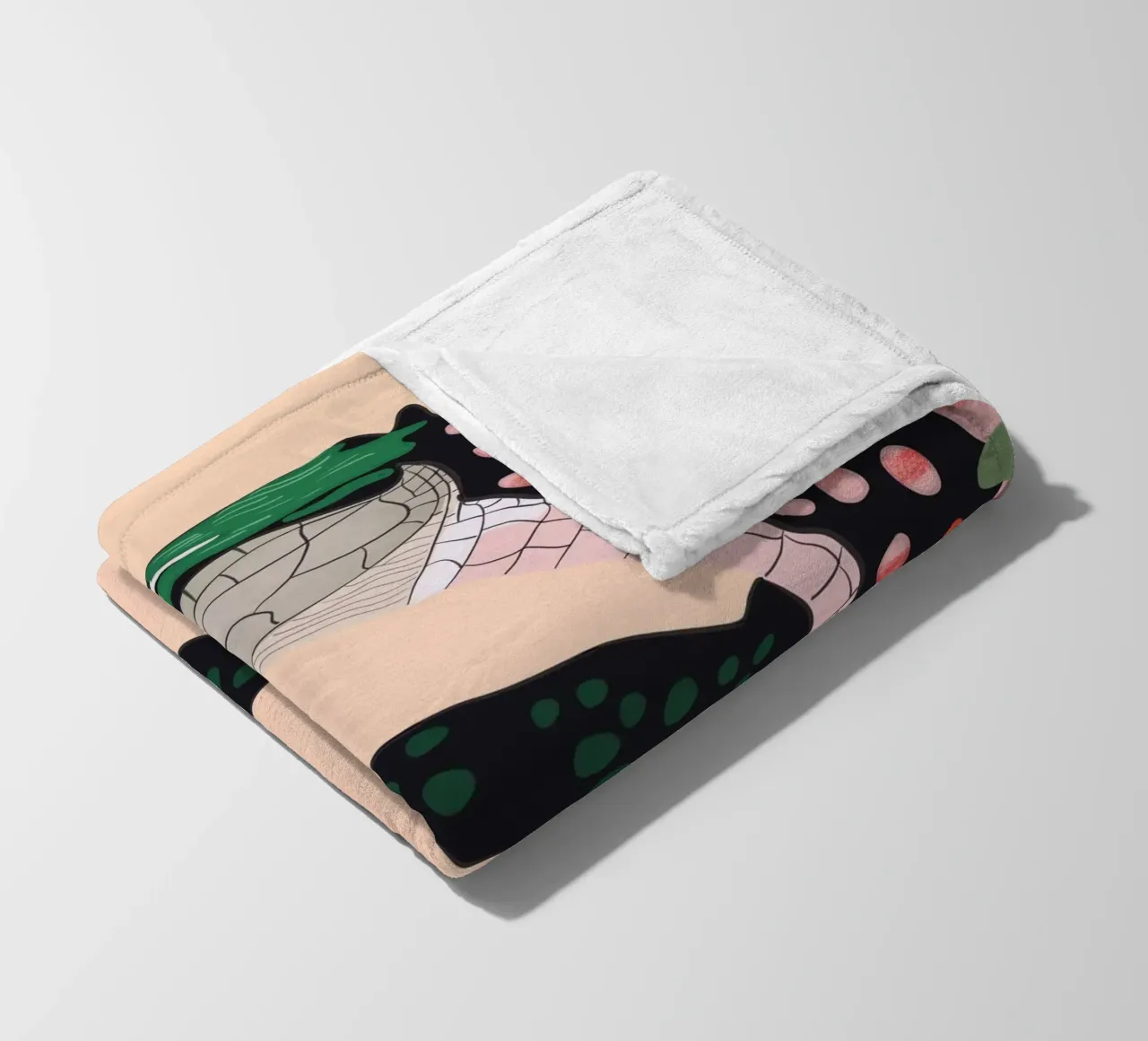 Krokodil Fleecedecke von ArtsySesta