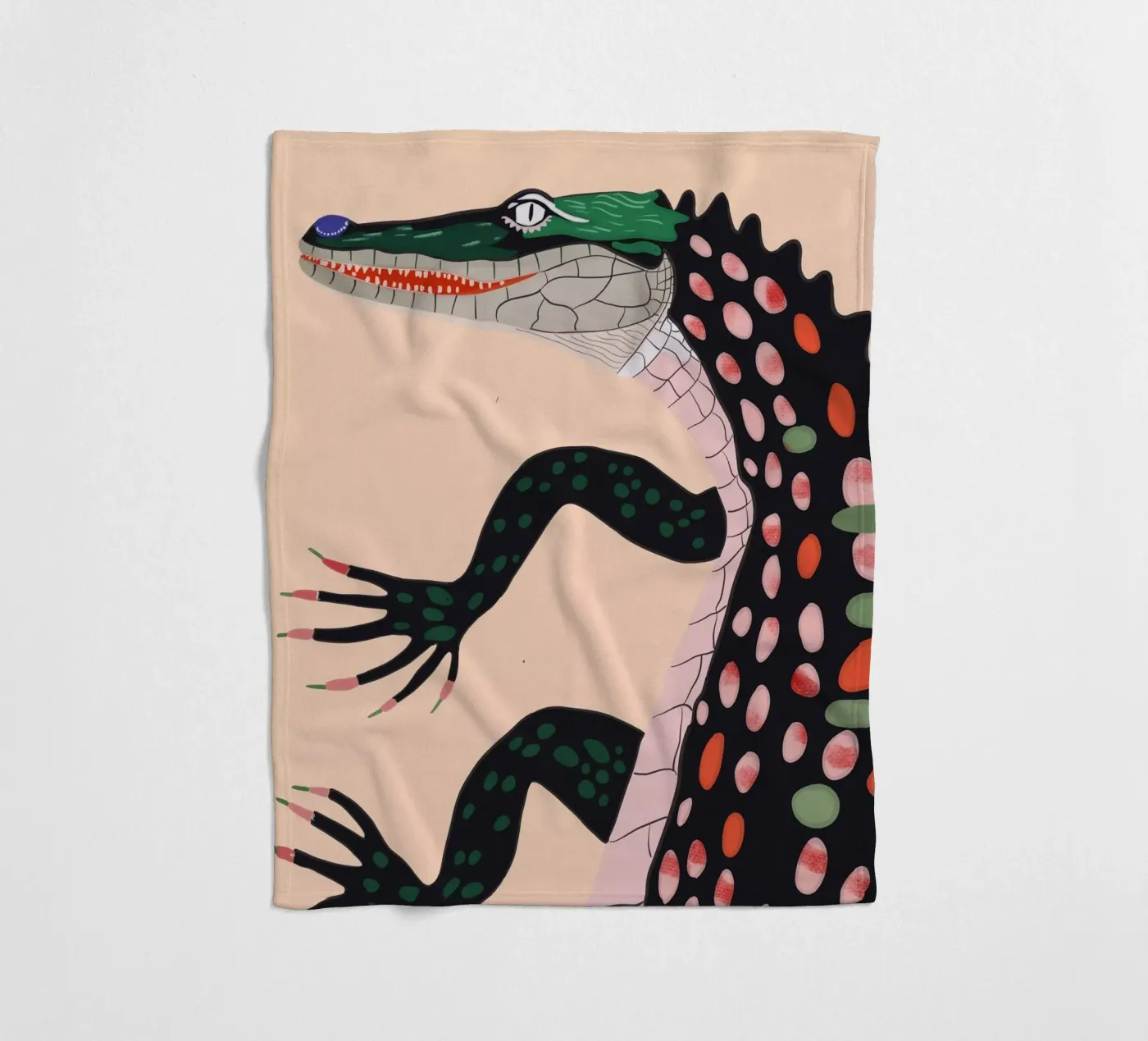 Crocodile fleecedeken van ArtsySesta