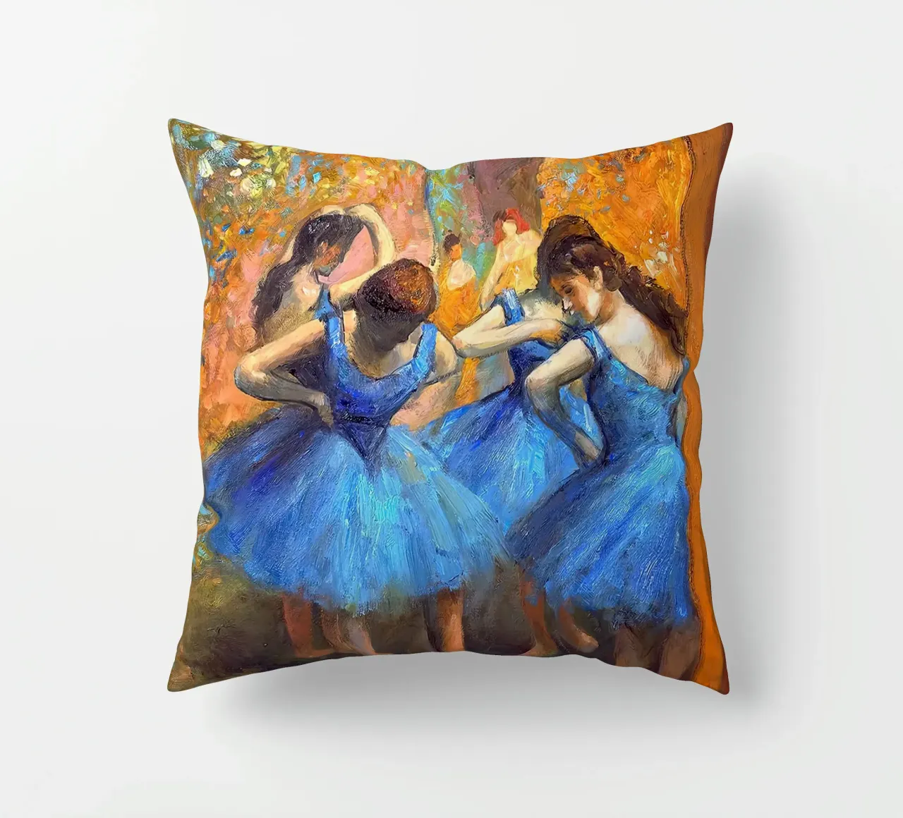 Abito da ballo blu - Edgar Degas cuscino da Alfieson