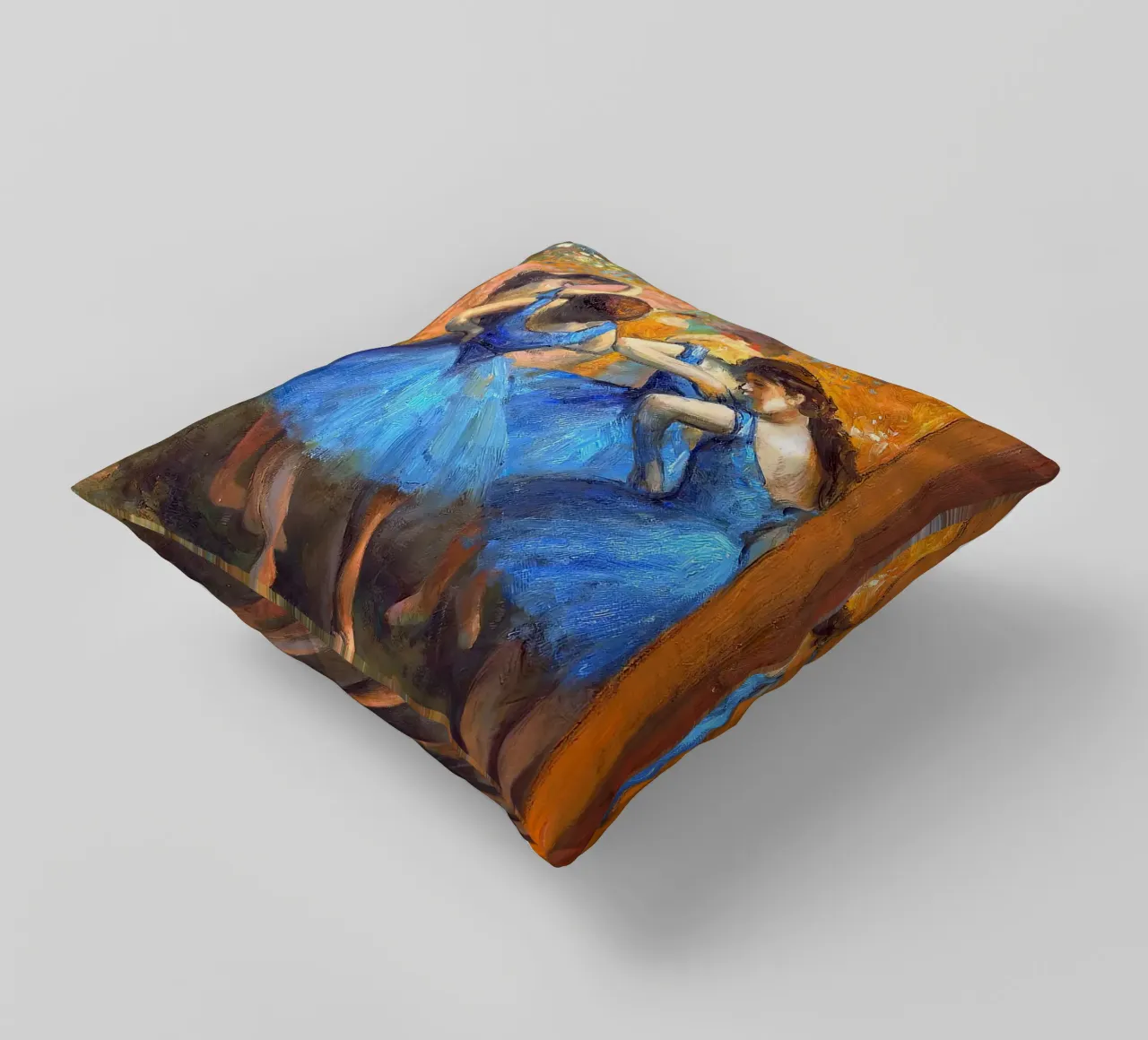 Abito da ballo blu - Edgar Degas cuscino da Alfieson
