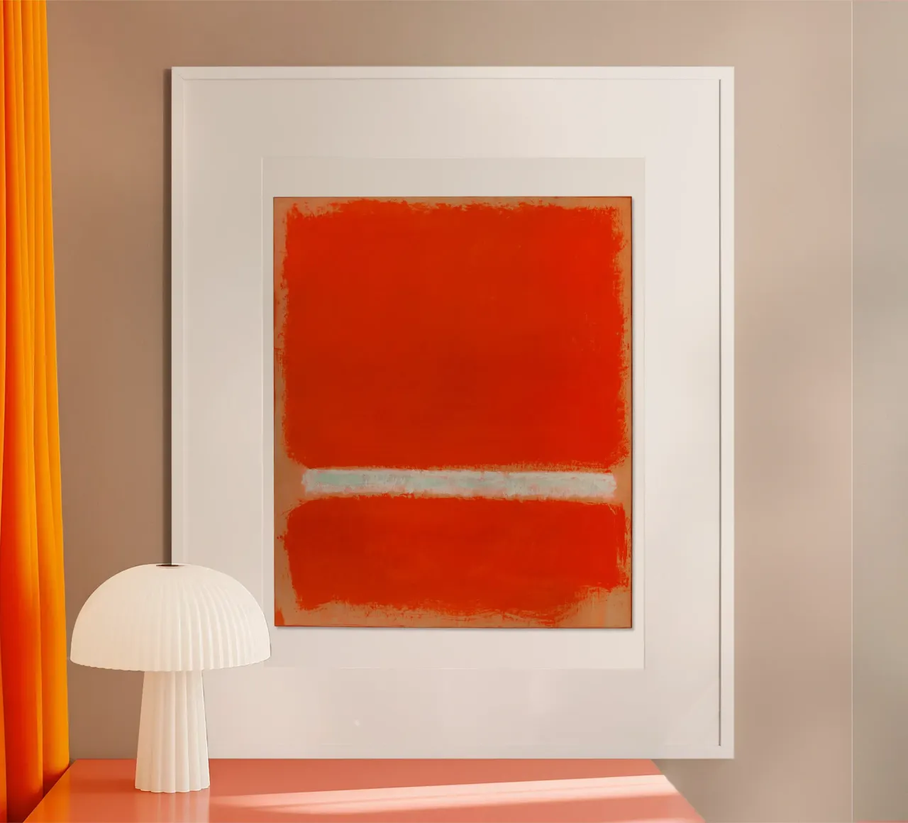 Risultati d'asta e storia di Mark Rothko poster con telaio in plastica da Fredrick Miller
