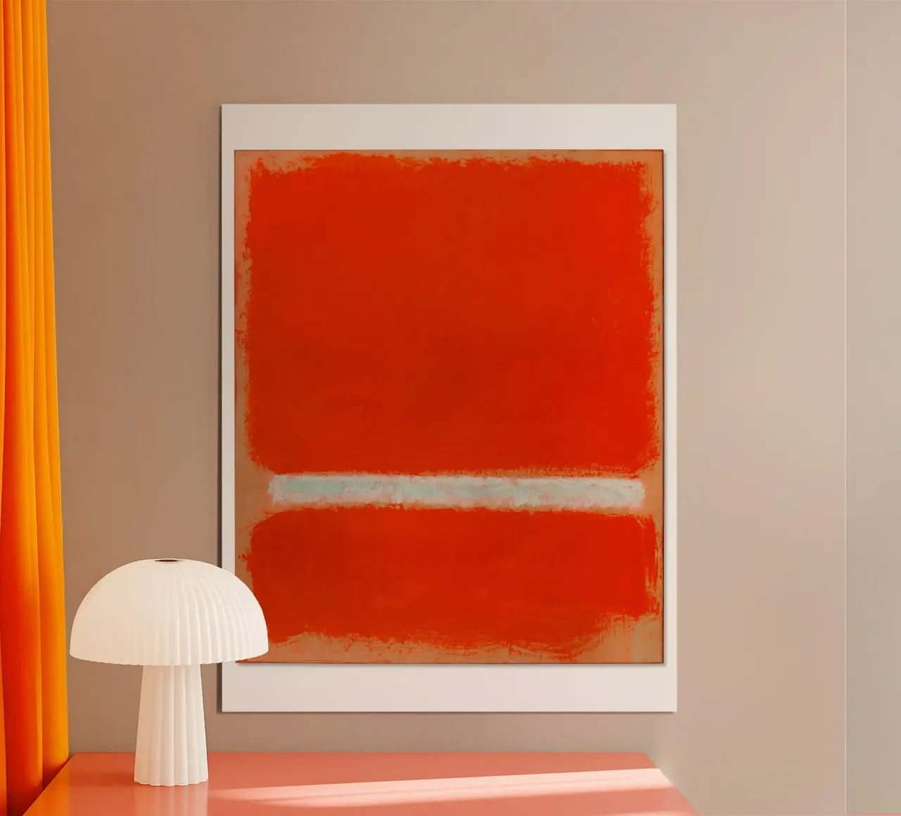 Risultati d'asta e storia di Mark Rothko poster con telaio in plastica da Fredrick Miller