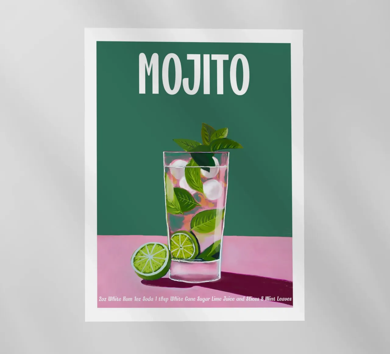 Cocktail Mojito pellicola backlit da cafelab