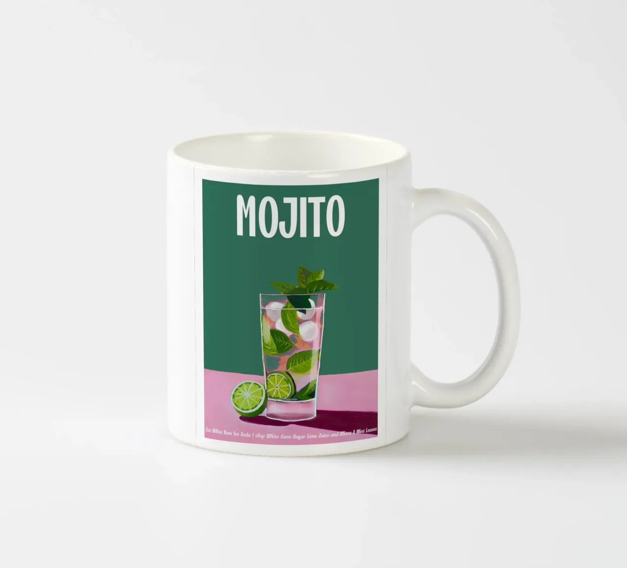 Cocktail Mojito tazza in ceramica da cafelab