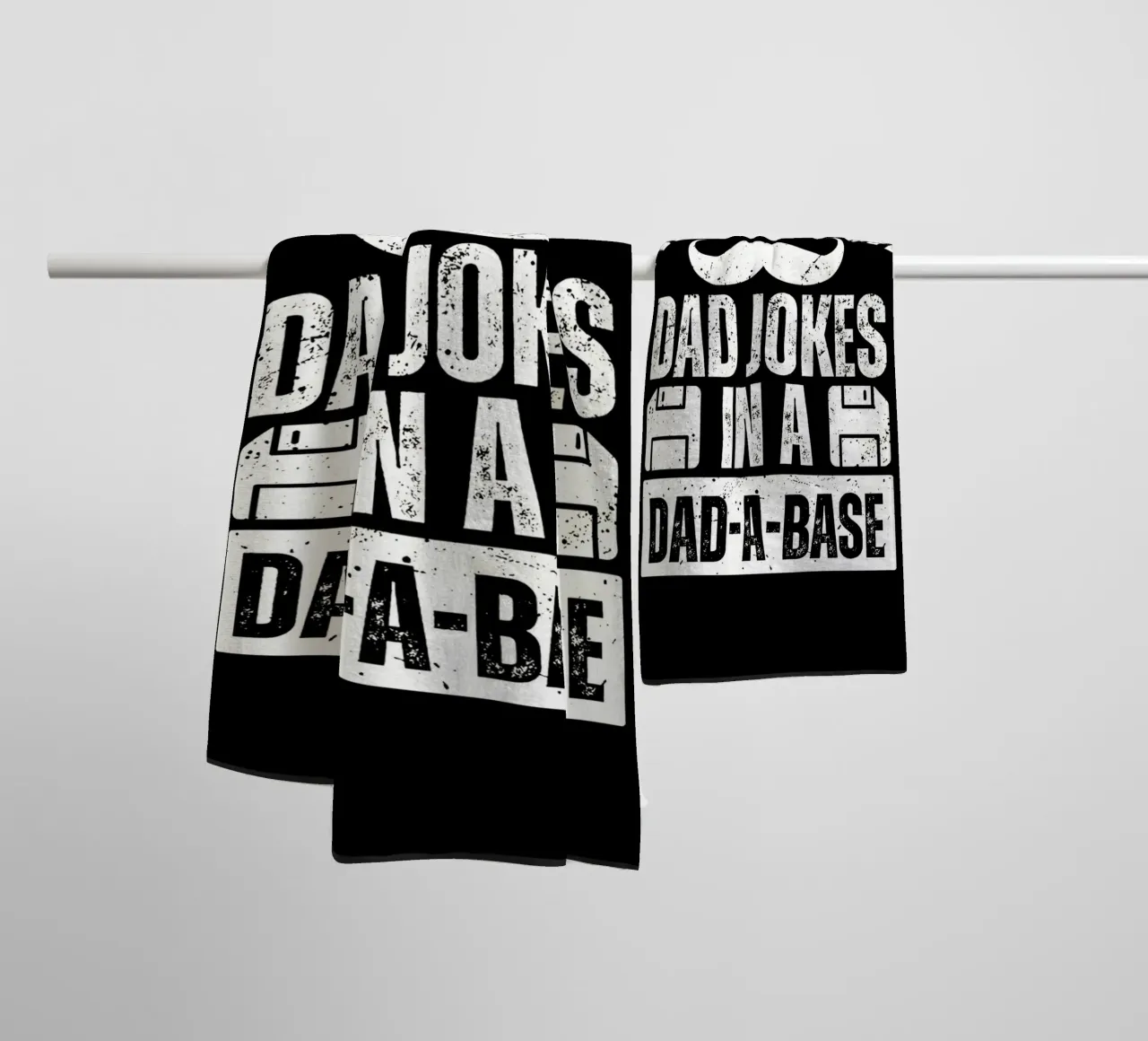 Database di barzellette sui papà asciugamano da bagno da Mingyue Studio