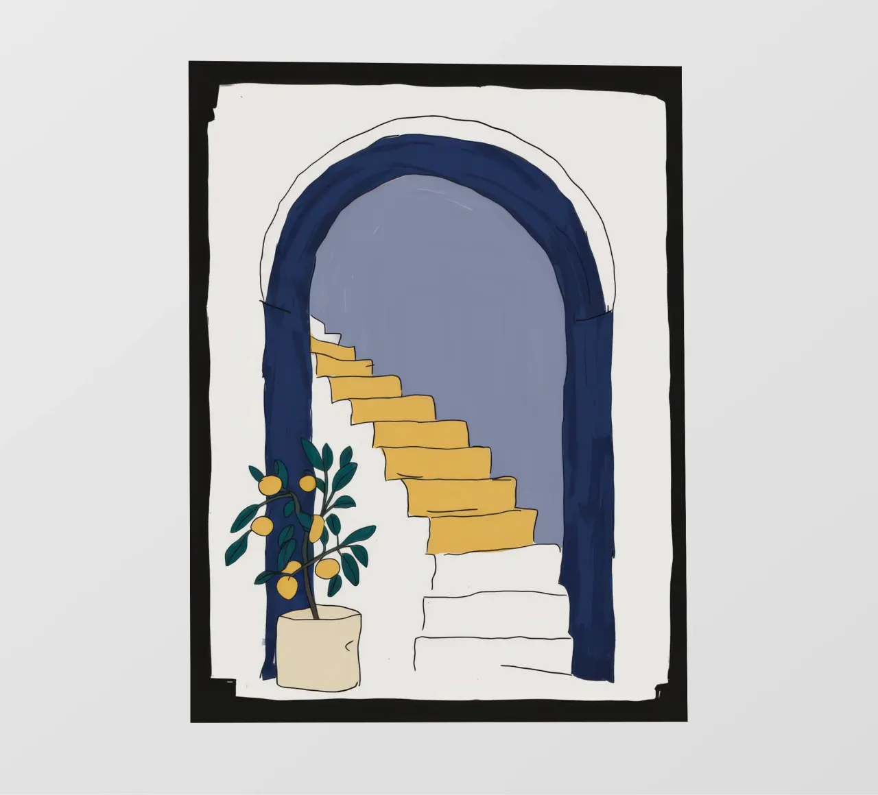 Luce di passaggio ad arco telo in pvc da Obs Canvas