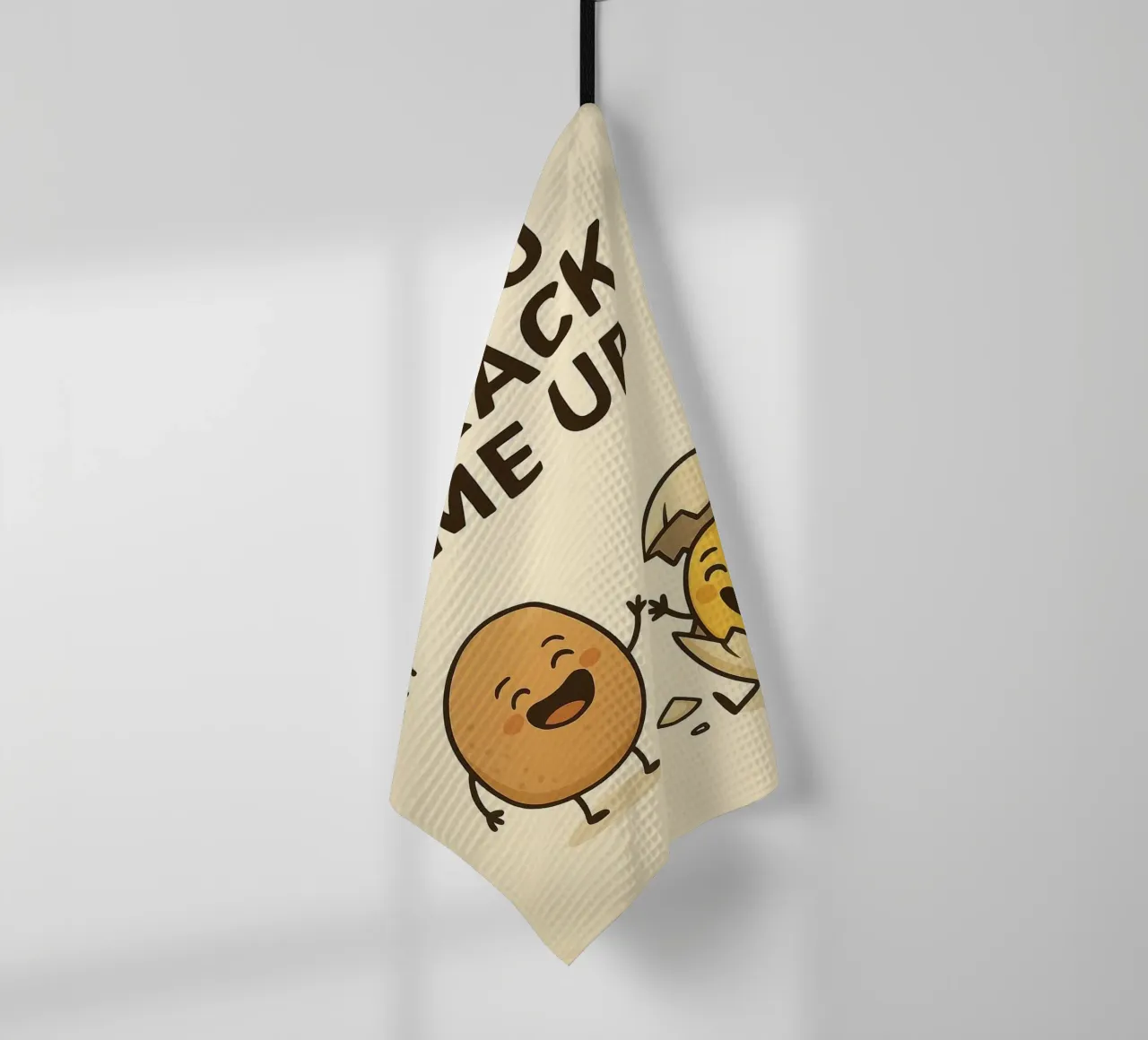 tu me fais craquer peinture à l'œuf torchon de Mutiaram