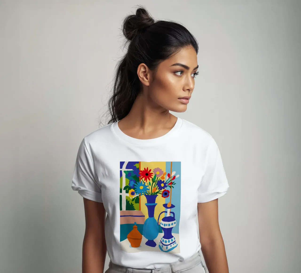 Vaso vibrante Stillness t-shirt da Obs Canvas