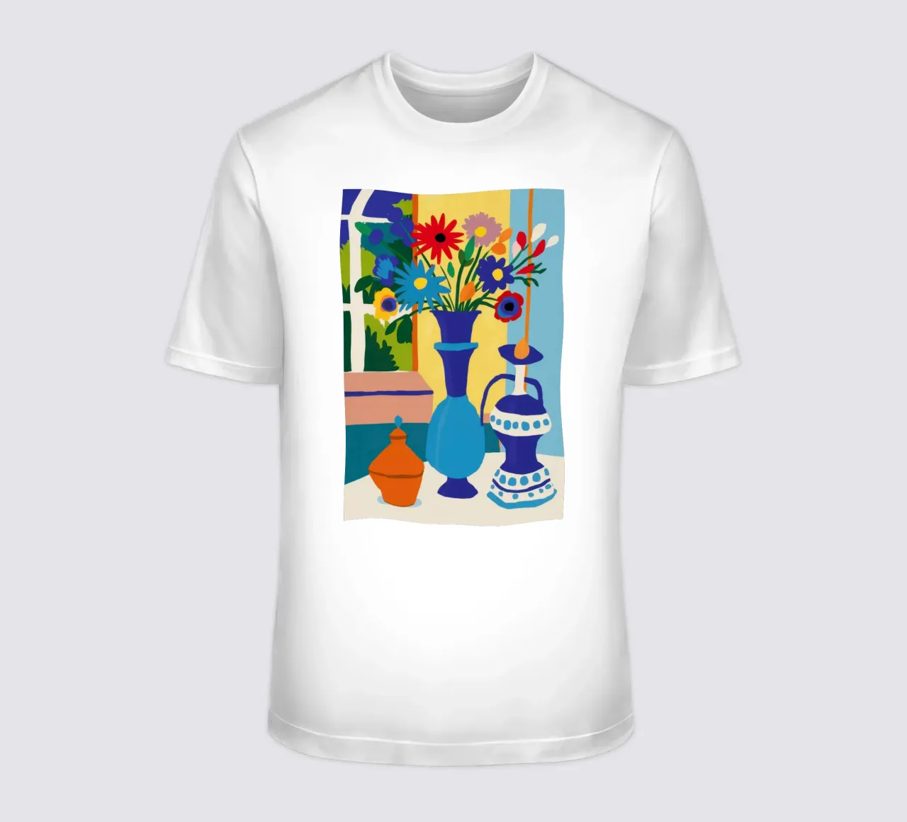 Vaso vibrante Stillness t-shirt da Obs Canvas