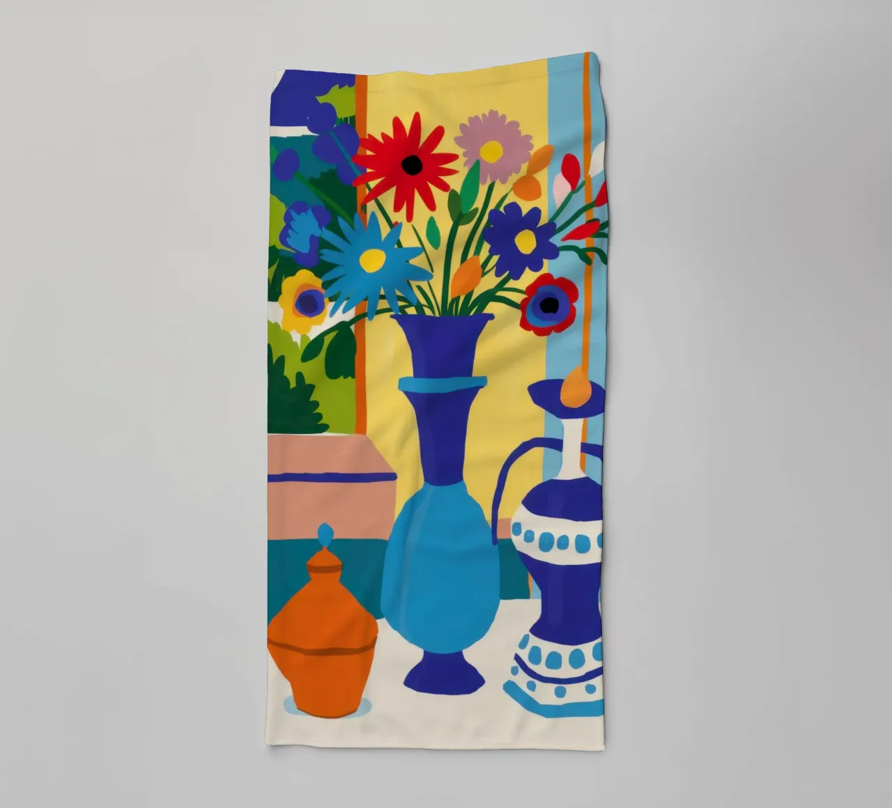 Vaso vibrante Stillness asciugamano da bagno da Obs Canvas