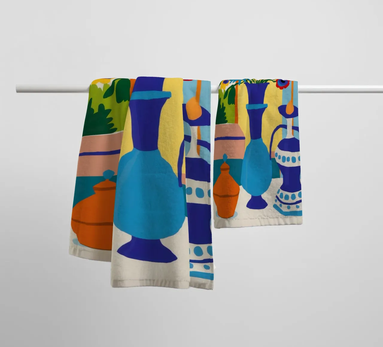 Vaso vibrante Stillness asciugamano da bagno da Obs Canvas