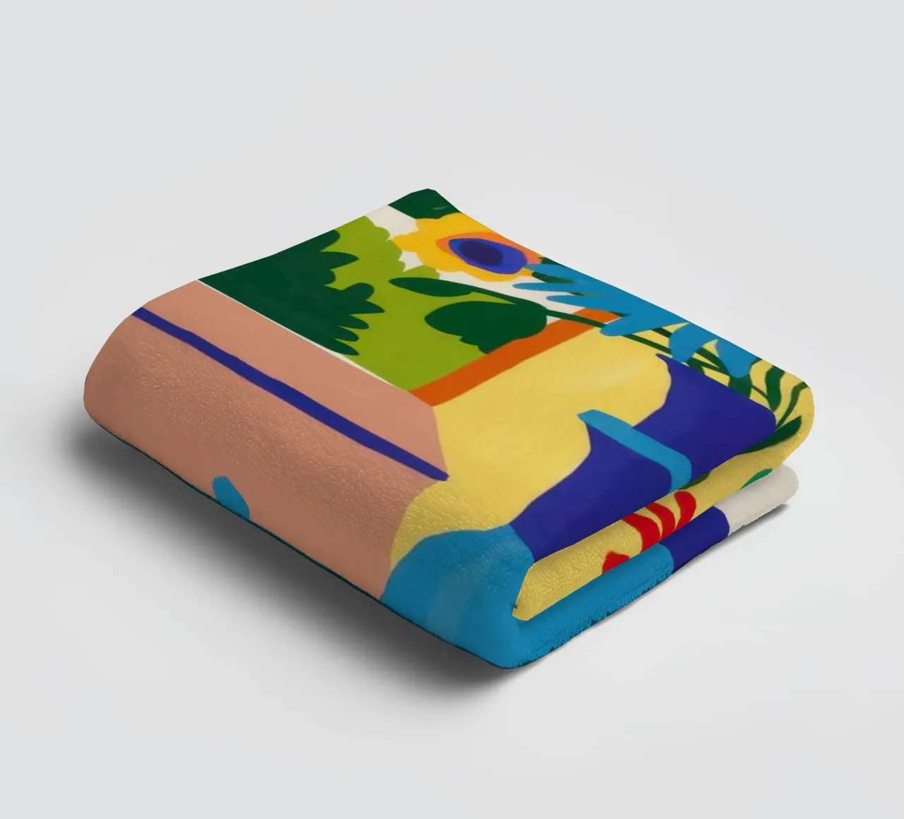 Vaso vibrante Stillness asciugamano da bagno da Obs Canvas