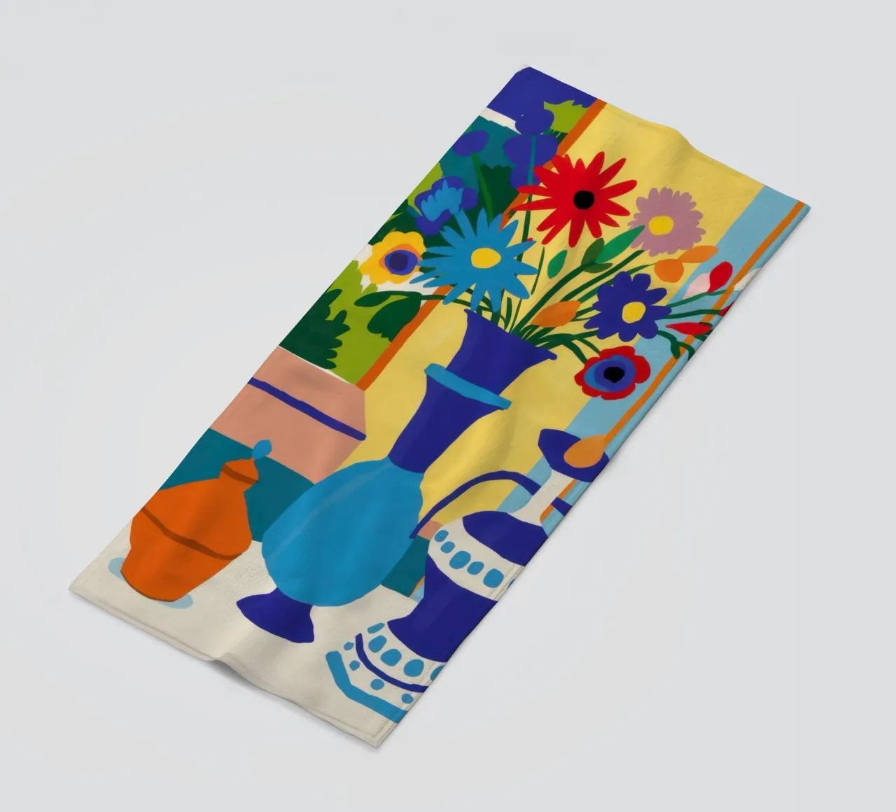Vaso vibrante Stillness telo mare da Obs Canvas