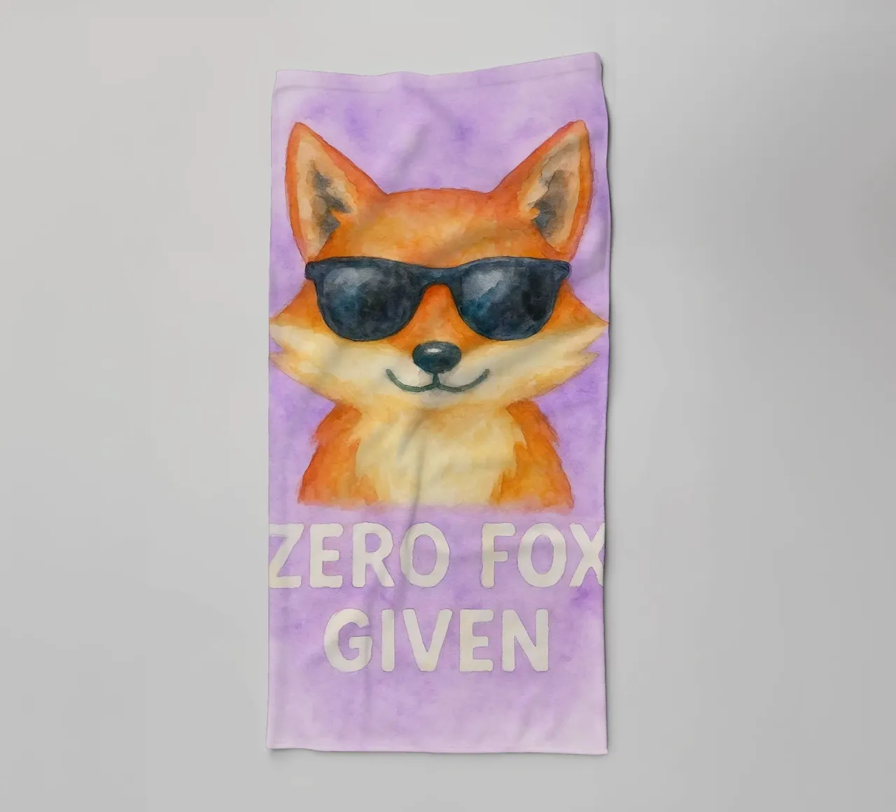 null fuchs gegeben kunst gemälde Handtuch von Mutiaram