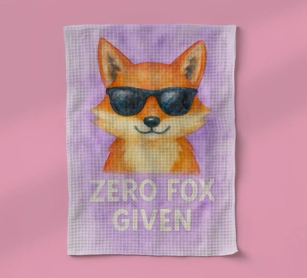 zero fox given art painting torchon de Mutiaram
