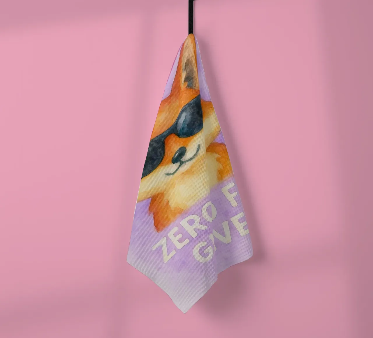 zero fox given art painting torchon de Mutiaram