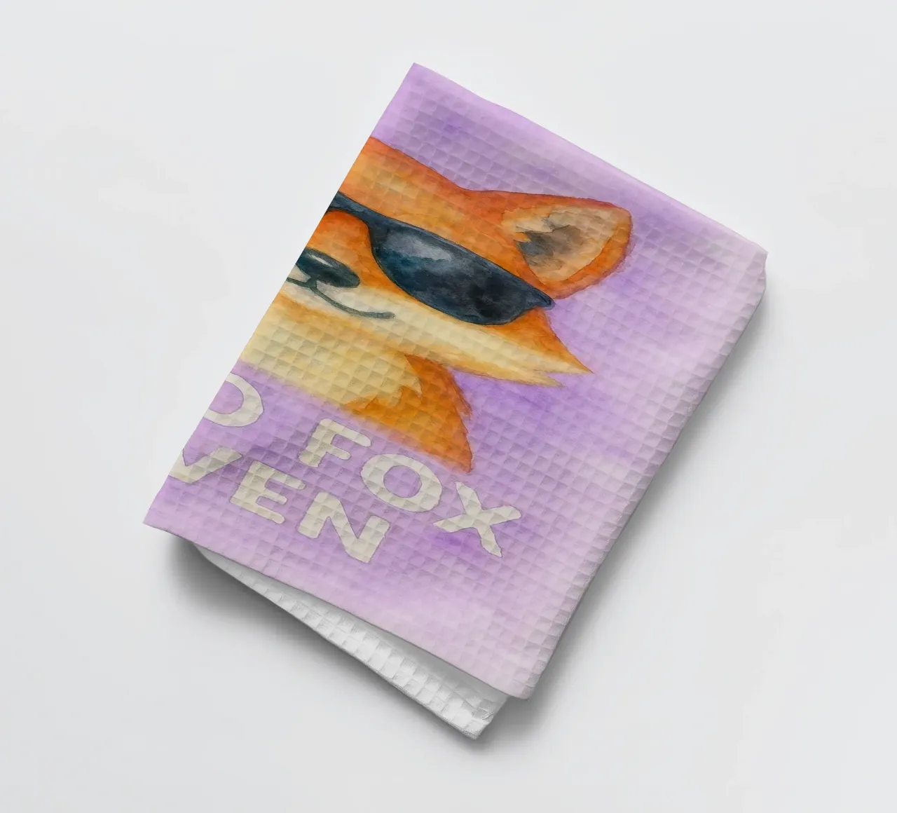 zero fox given art painting torchon de Mutiaram