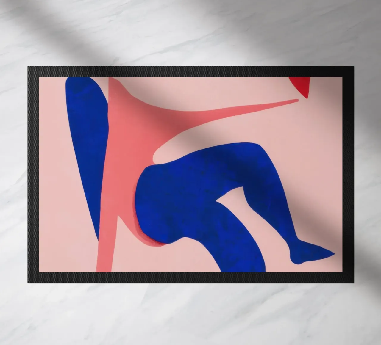 Dynamic Human Form doormat by Gaia Viesta