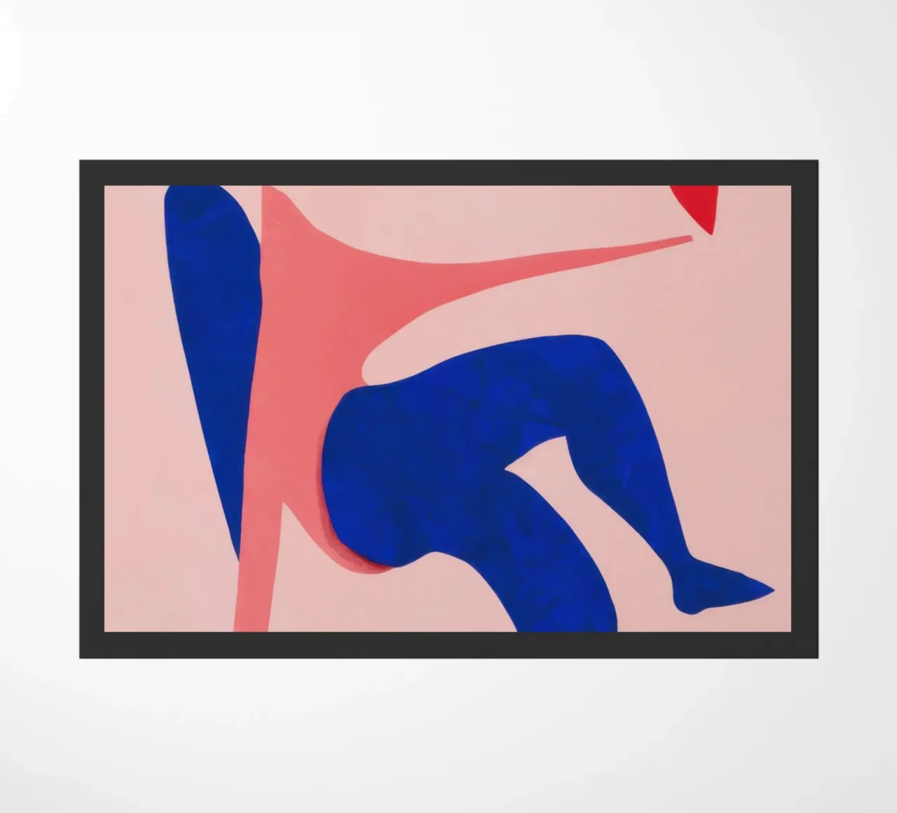 Dynamic Human Form doormat by Gaia Viesta