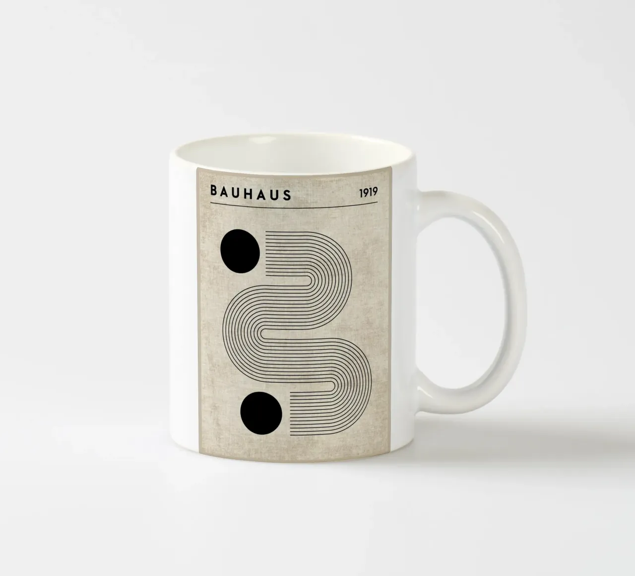 Bauhaus tazza in ceramica da David Studio