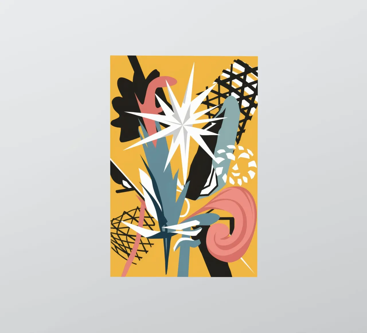 Starry Scribble Collage sticker by Obs Canvas