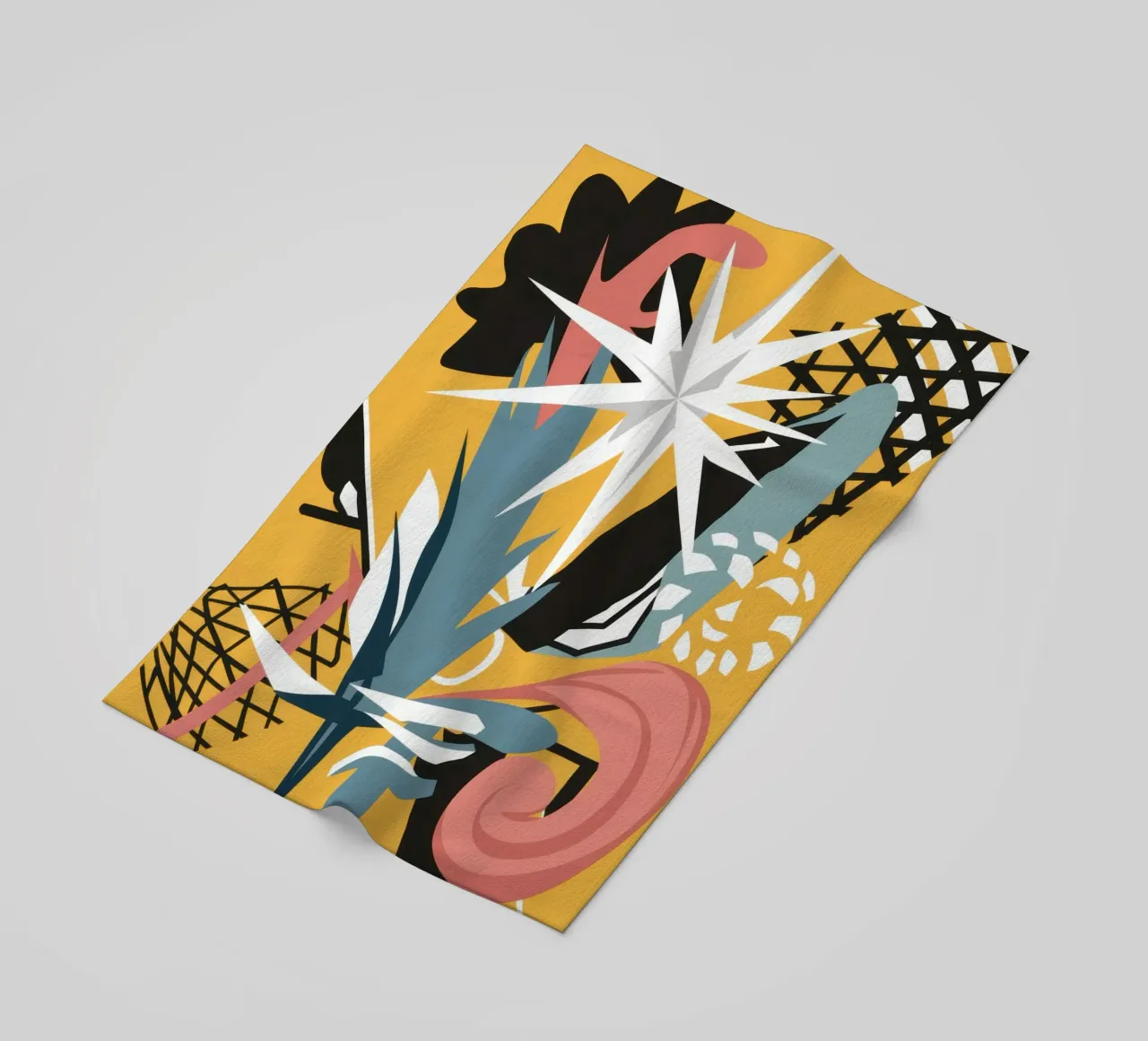 Starry Scribble Collage telo mare da Obs Canvas