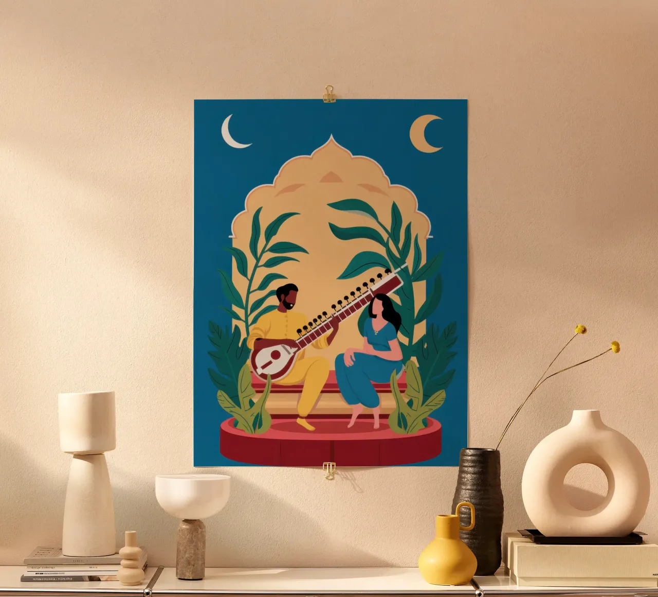 Notte mistica del deserto poster da Irish Strokes