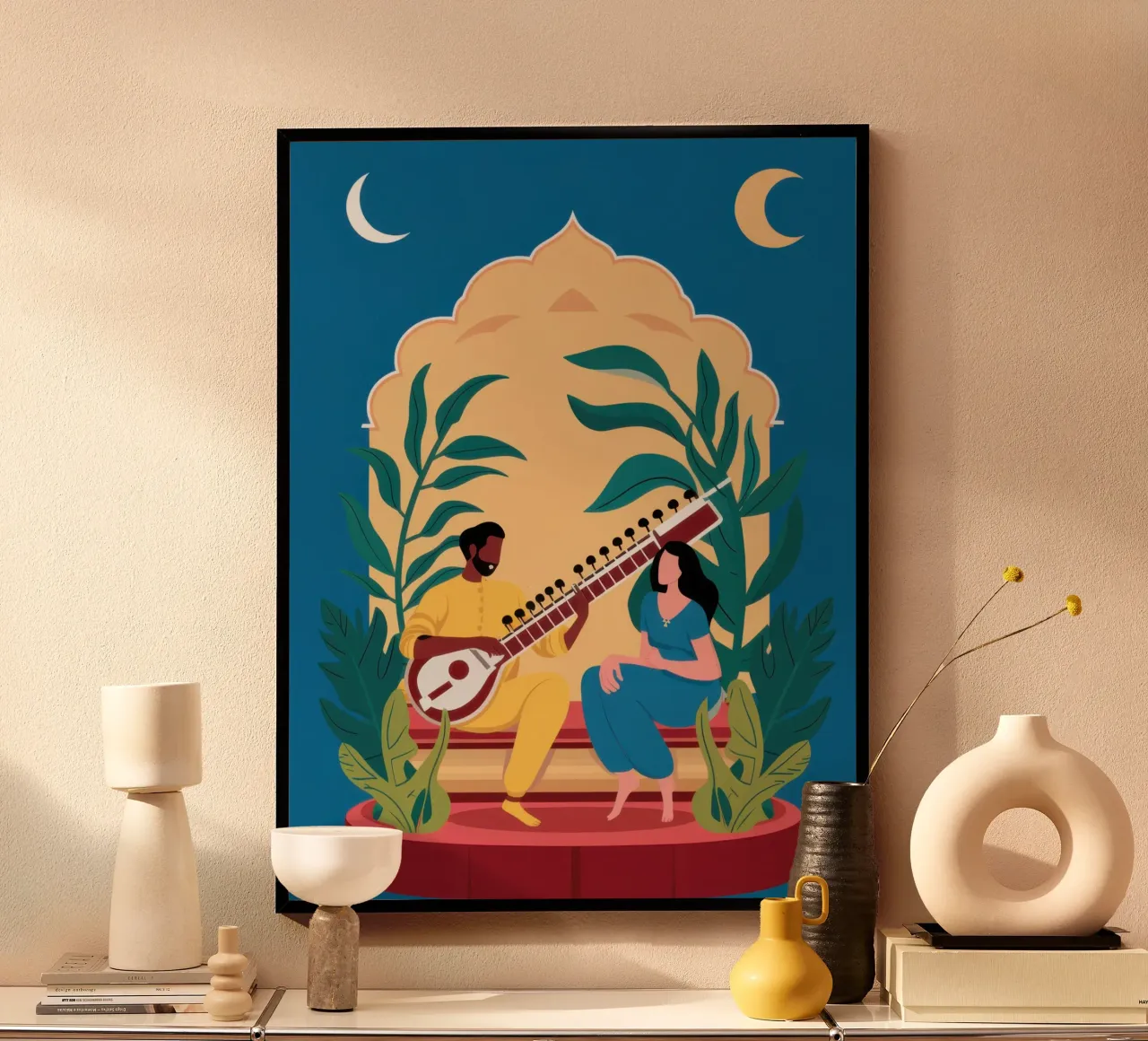 Notte mistica del deserto poster da Irish Strokes