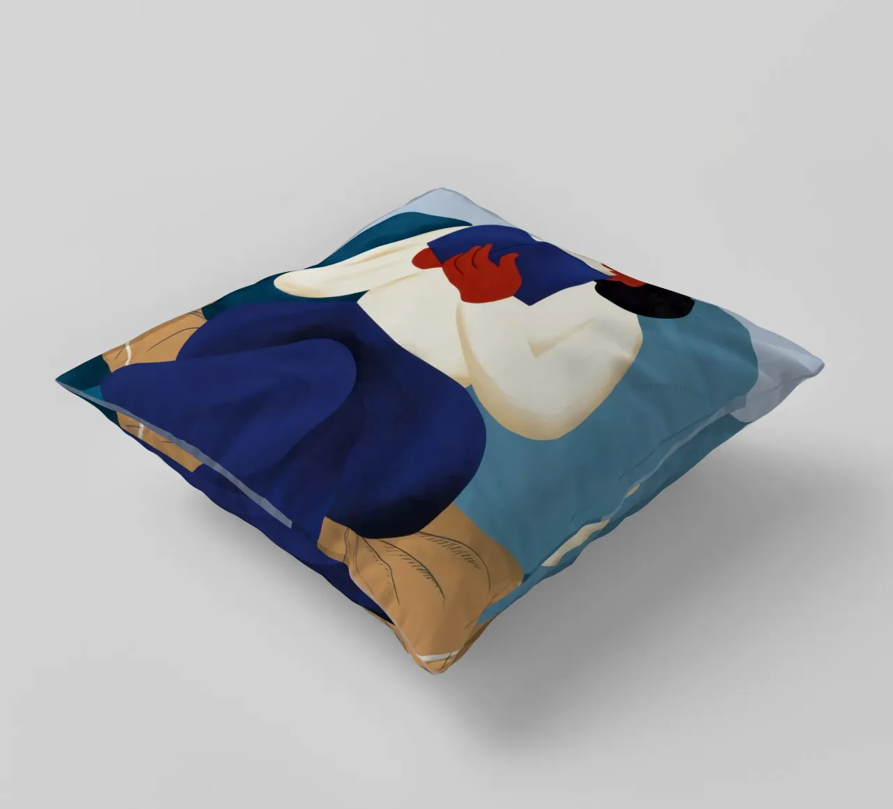 Momento di lettura immersiva cuscino da Obs Canvas