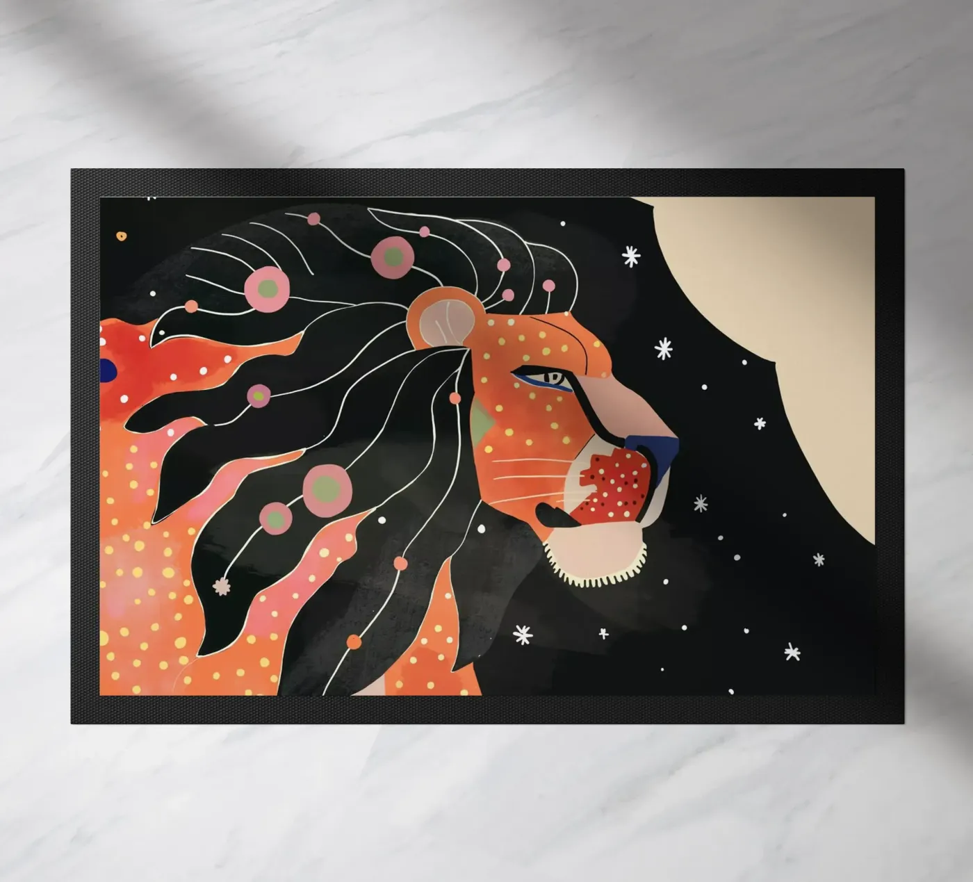 Leone astrale zerbino da ArtsySesta