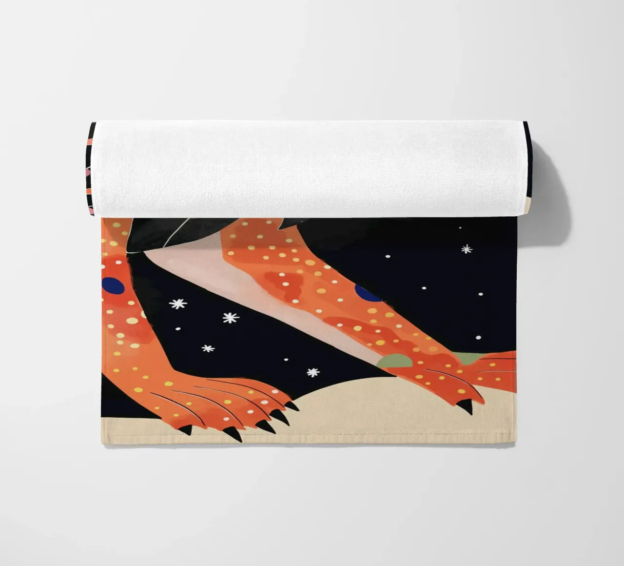 Leone astrale telo mare da ArtsySesta