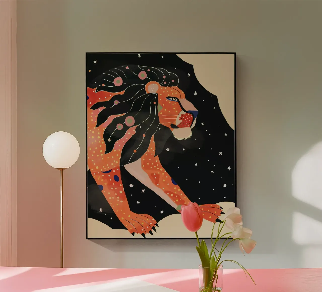 Leone astrale plexiglass da ArtsySesta