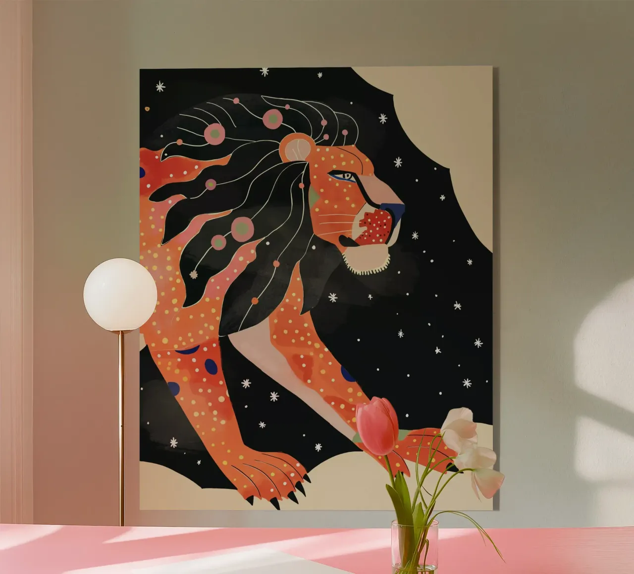 Leone astrale plexiglass da ArtsySesta