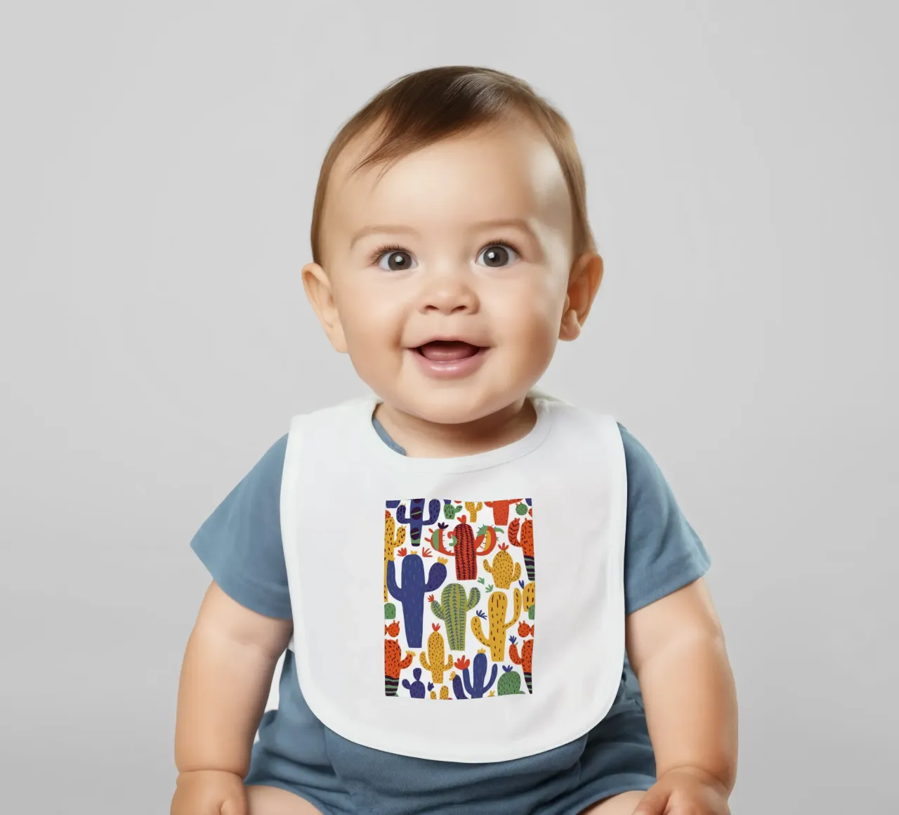 Motivo del cactus giocoso bavaglino da Obs Canvas