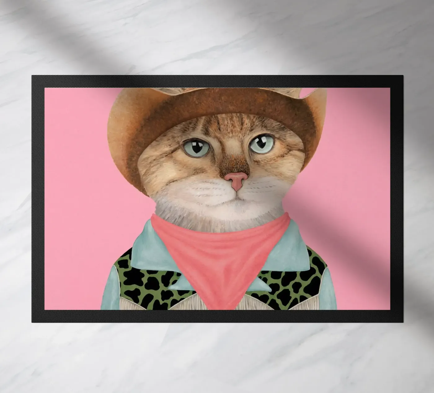 Rodeo Kitten deurmat van Animal Crew