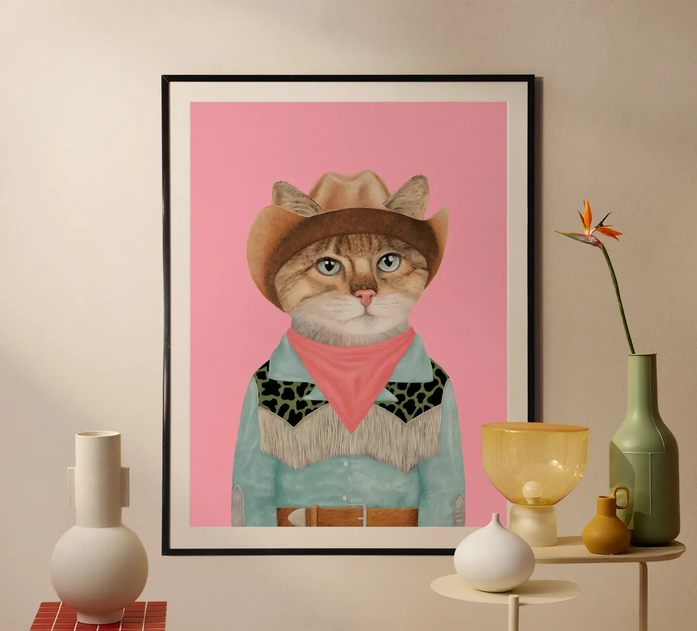 Rodeo Kitten poster by Animal Crew
