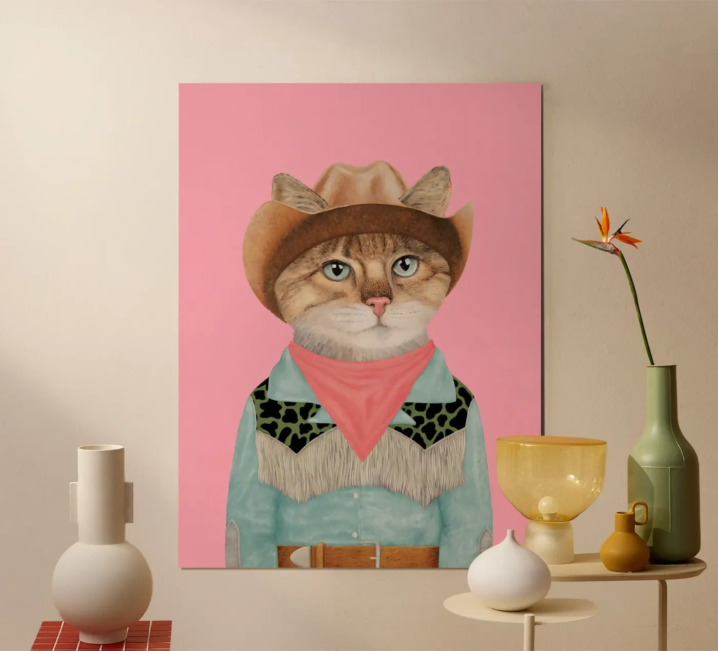 Rodeo Kitten poster by Animal Crew