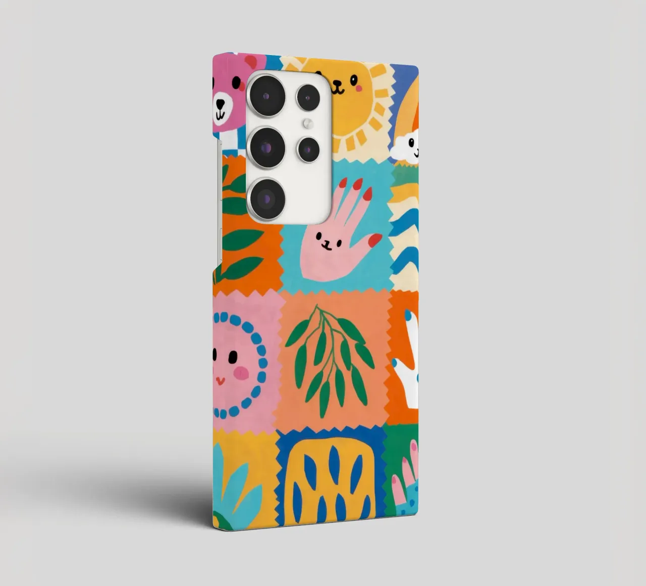 Cute Character Patchwork cover samsung da Selene Shade