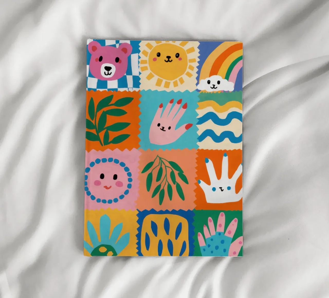 Cute Character Patchwork notebook by Selene Shade