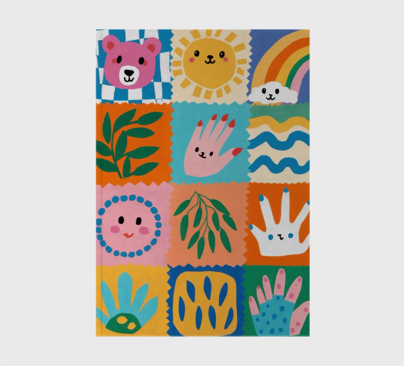 Cute Character Patchwork notebook by Selene Shade