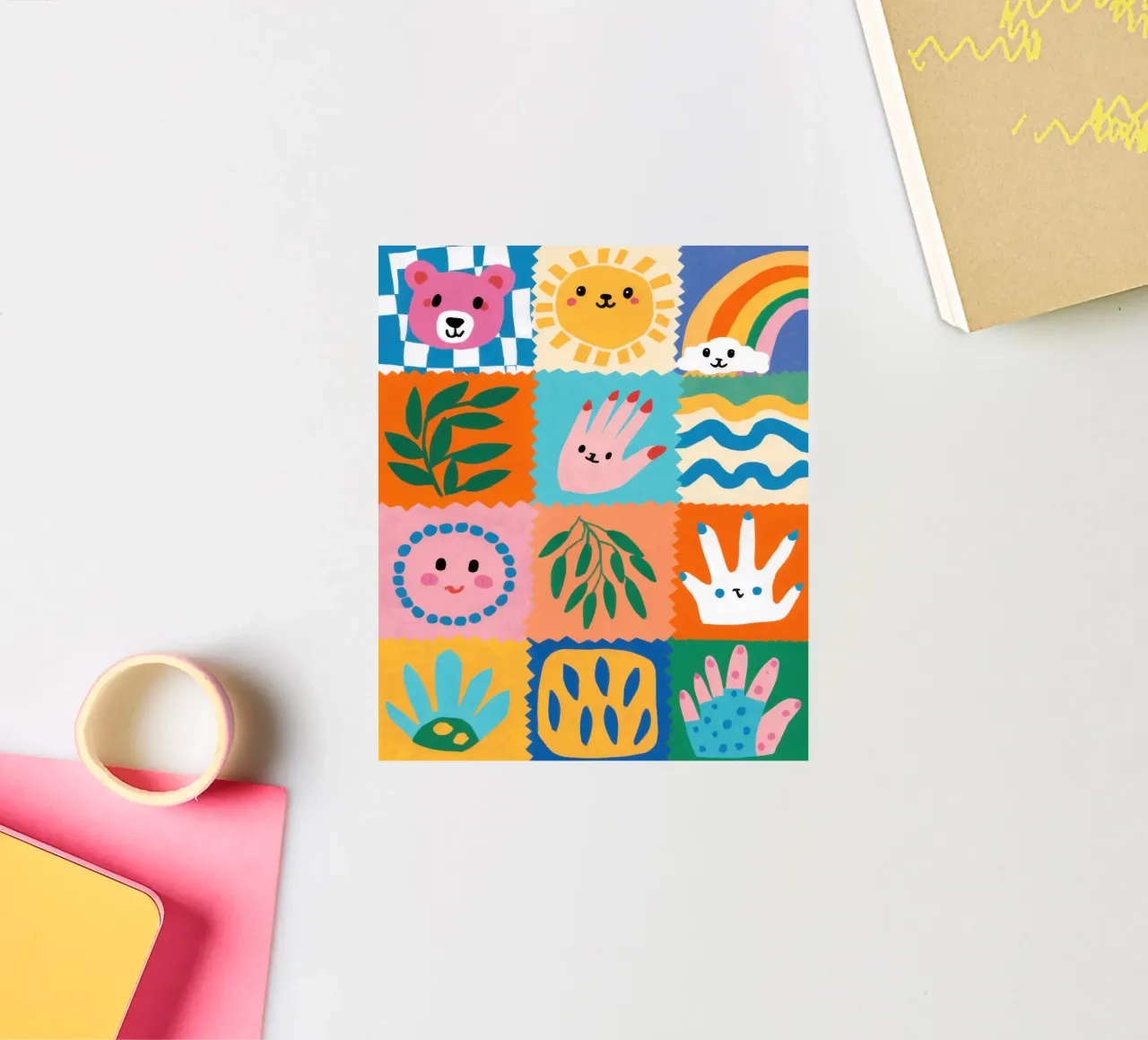 Cute Character Patchwork sticker by Selene Shade