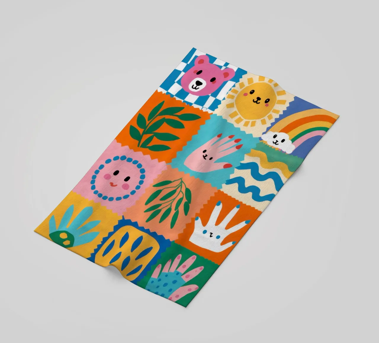 Cute Character Patchwork telo mare da Selene Shade