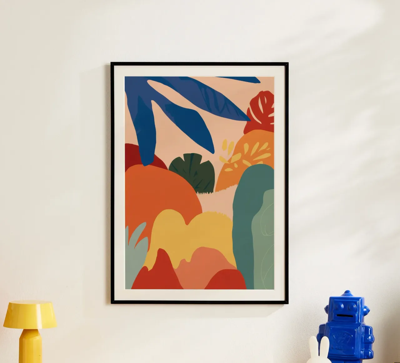 Forme astratte del paesaggio poster da Irish Strokes