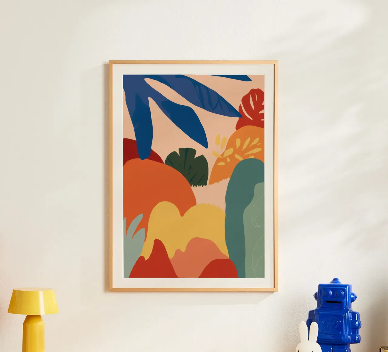 Forme astratte del paesaggio poster da Irish Strokes